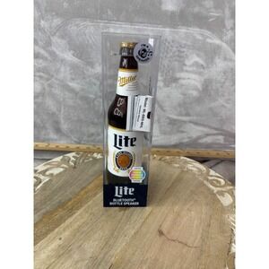 Miller Lite Bluetooth Bottle Speaker ML-BBS-MHL Color Changing LED Limited Ed